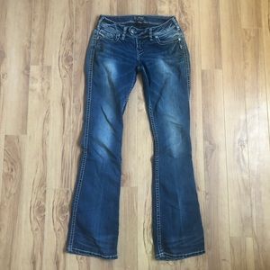 Silver Jeans Womens Tuesday Low Bootcut W26/L33